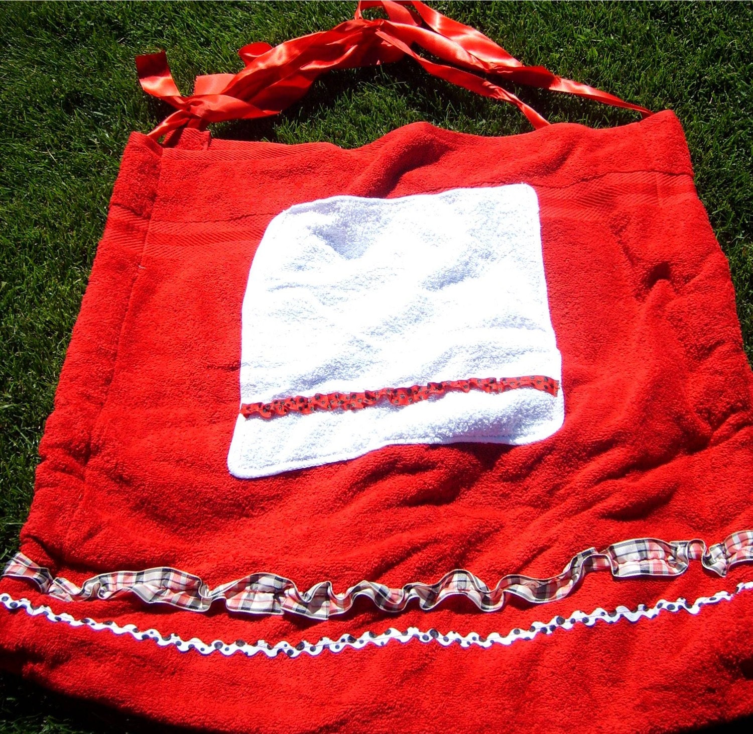 50% off LIQUIDATION SALE Beach Tote and Towel in ONE -Cherry-