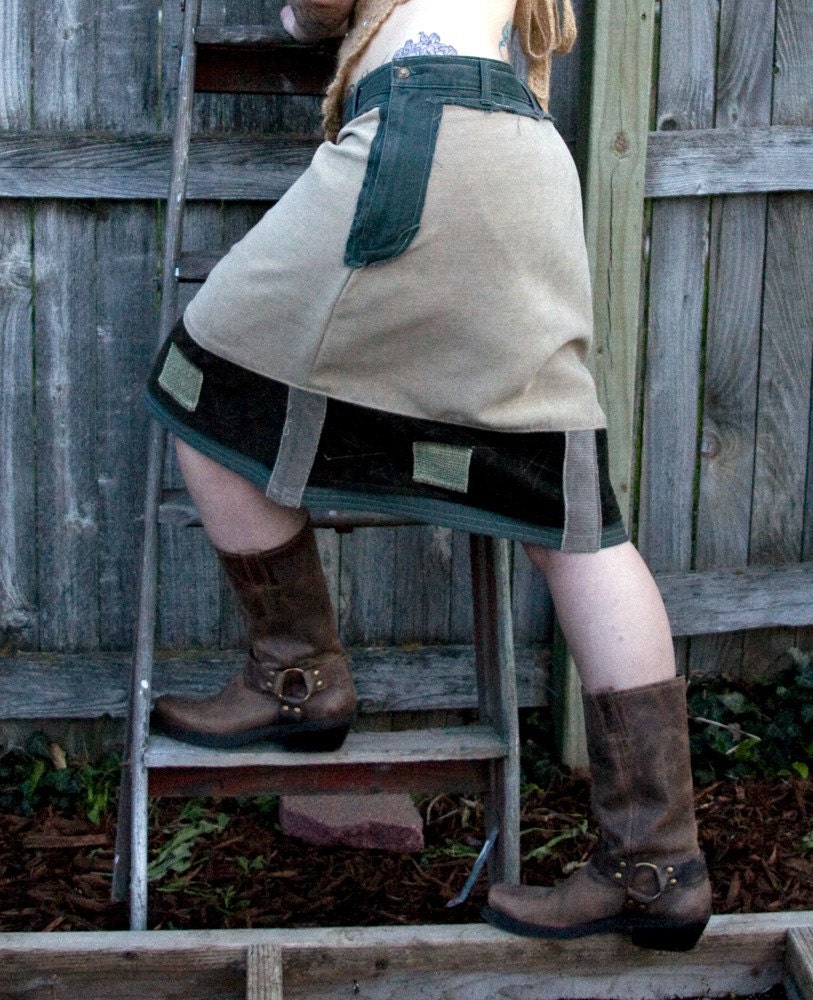 Skirt Made From Repurposed and Upcycled Clothing