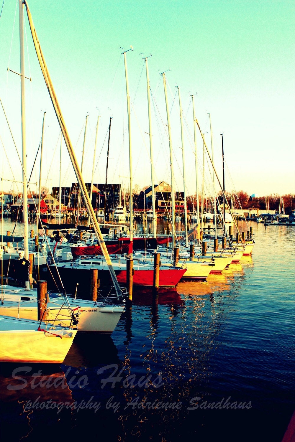 BOGO 50% off -  CYBER SALE -- Golden Sails - 5x7 - Fine Art Photography Print