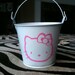 Kitty Children's Party Favor Buckets/ Treat Bag,