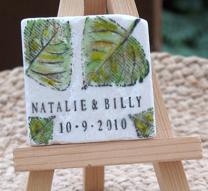 Fall Leaves Save the Date Magnets or Wedding Favors, Set of 25