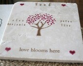 Personalized Family Heart Tree Trivet