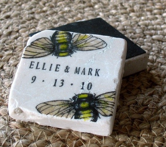 Bee Save the Date Magnets, Wedding Favors, Set of 70