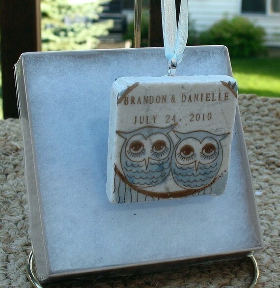 Cozy Owl Personalized Keepsake Ornament With Gift Box