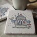 Snowman Coasters, Set of 4, Ready to Ship