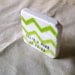 Lime Green Chevron Wedding Favors, Save the Date Magnets, Ombre, Set of 25