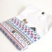 SALE Triangles - Geometric print clutch, purse, carry all bag - 15 % off