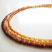 Triple Strands Necklaces Set 1 - Orange Aventurine, Czech Glass