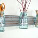 FREE SHIPPING wall vase ORGANIZER upcycled MASON JARS