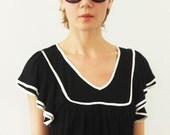 Femme Top in Black , 2013 trends, Regular and Plus Size In Stock, Immediate Delivery