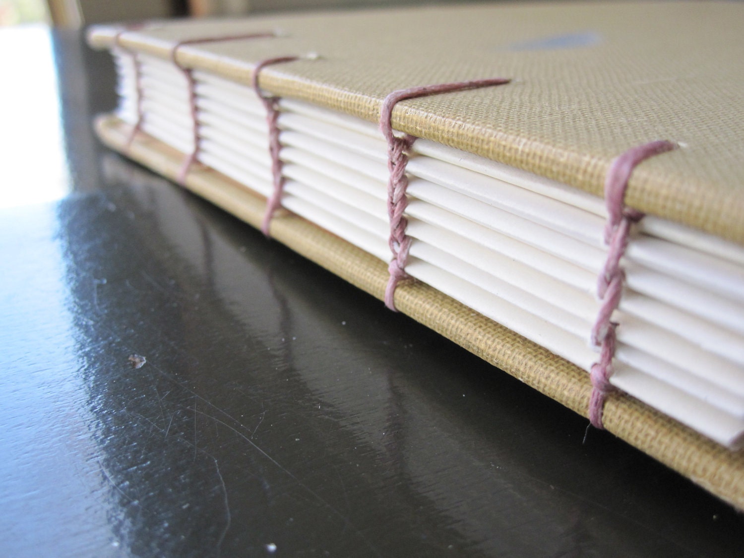 a matter of taste herb & spice vintage cookbook recycled handmade coptic stitch art journal sketchbook