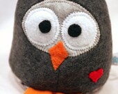 Grey Owl - Whee One - Stuffed Animal - Stuffed Toy - Plushie