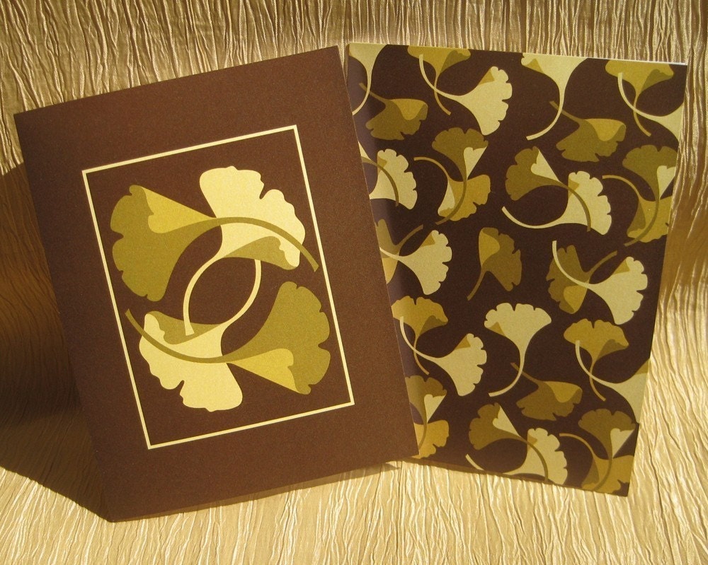Ginkgo Note Cards