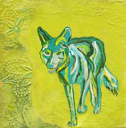 Adapt and Keep Moving - Coyote Art Print