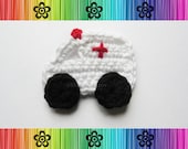 PATTERN-Crochet Ambulance Applique-Detailed Photos