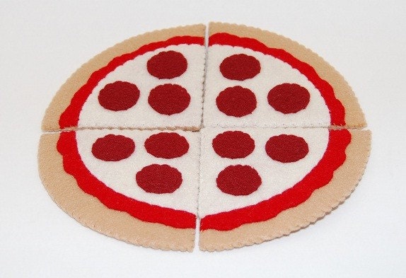 Felt Food Pizza Thin Crust