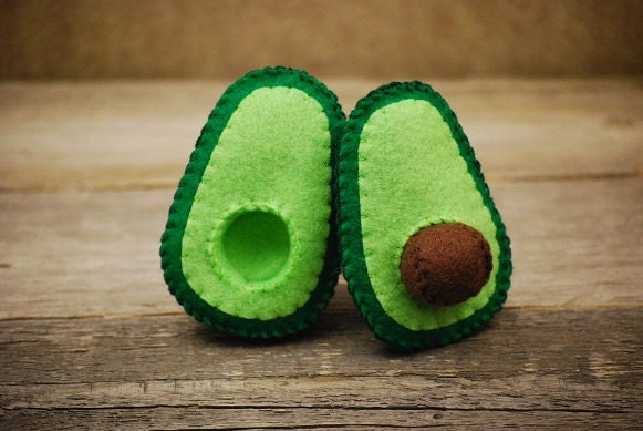 Felt Food Avocado