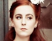 Fabric Flower Kanzashi Tiara - Graceful Bloom