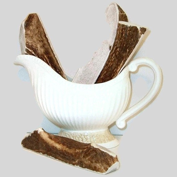 Large Half Antler Dog Chew -Sized for Dogs 45-80 lbs.
