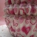 Cute Curly Hearts cupcake cups (set of 50)