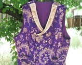 Brocade Waistcoats (Double-Breasted, Curved Collar)