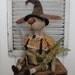 EPATTERN Primitive Folk Art Bunny Rabbit Halloween Doll SALE
