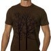 Two Trees Tshirt Nature Graphic Tee MENS Shirt BROWN