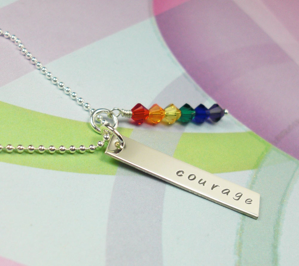LGBTQ Pride and Courage Necklace