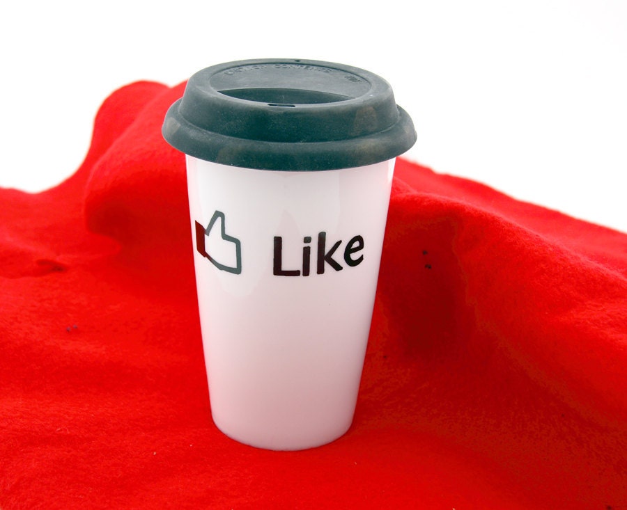 Travel Mug Facebook Eco Friendly Like Facebook Friend