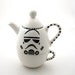 Star Wars (R) Inspired Storm Trooper Teapot Tea for one