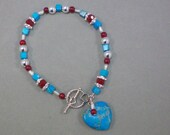 Turquoise Heart Bracelet