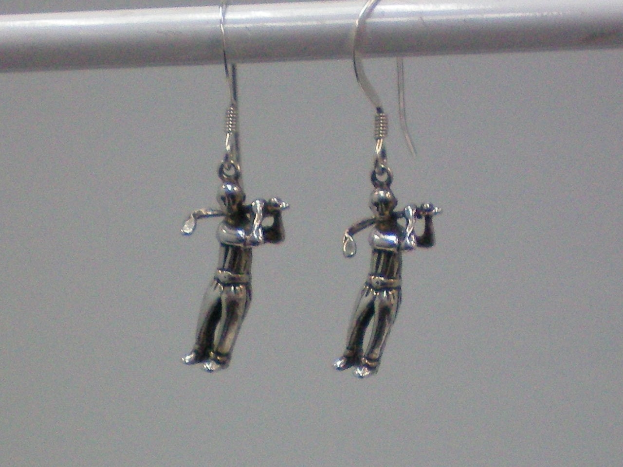 Male Golfer Earrings
