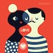 LOVE... limited edition giclee print of an original illustration (8 x 8 in, 20 x 20 cm)