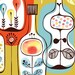 spirits in my bottle garden - limited edition giclee print of an original illustration (8.5 x 11 in)