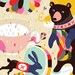 Inside the Rainbow... limited edition giclee print of an original illustration (8 x 10 in)