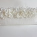 Wedding Accessories, Clutches, "Posy Burst KeepBag", Ivory with hand cut lace flowers