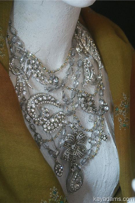 Wedding Necklace. MeanderinG BlinG. Take a Walk on The Jewelry Wild Side. Payment for a Kay Adams Custom BLING-A-LICOUS Puzzle Necklace.