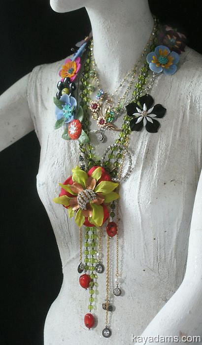 WILD CHILD Necklace. What Is THAT. Exactly My Point. Downpayment for a FunkY as You DaRe Kay Adams Sculpture Statement Necklace.