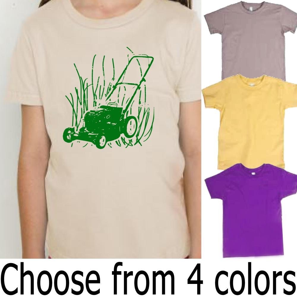 Lawn Mower American Apparel Kids Organic T-Shirt