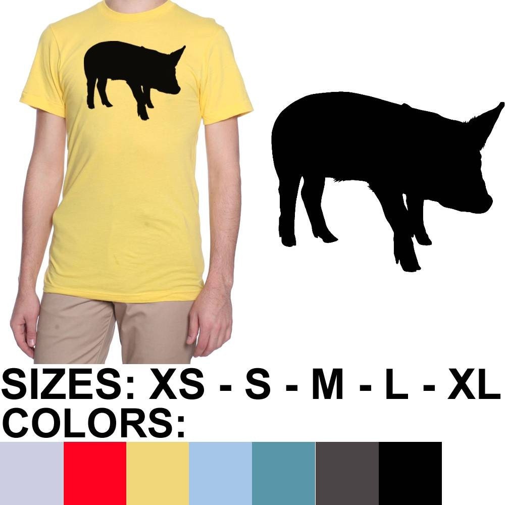 Pig  American Apparel Sheer Jersey Short Sleeve Summer T-Shirt (6401)
