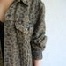 Dark Brown Leopard Levi's Denim Jacket