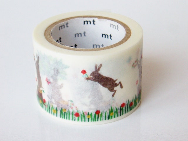 mt Washi Masking Tape - Jumping Rabbit - Limited Edition