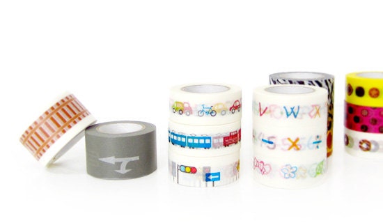 Colte Washi Masking Tape - Animals from Sky, Land & Sea - Wide Set 3 - Kids