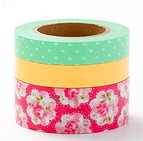 Cath Kidston Washi Masking Tape - Set 3 - B
