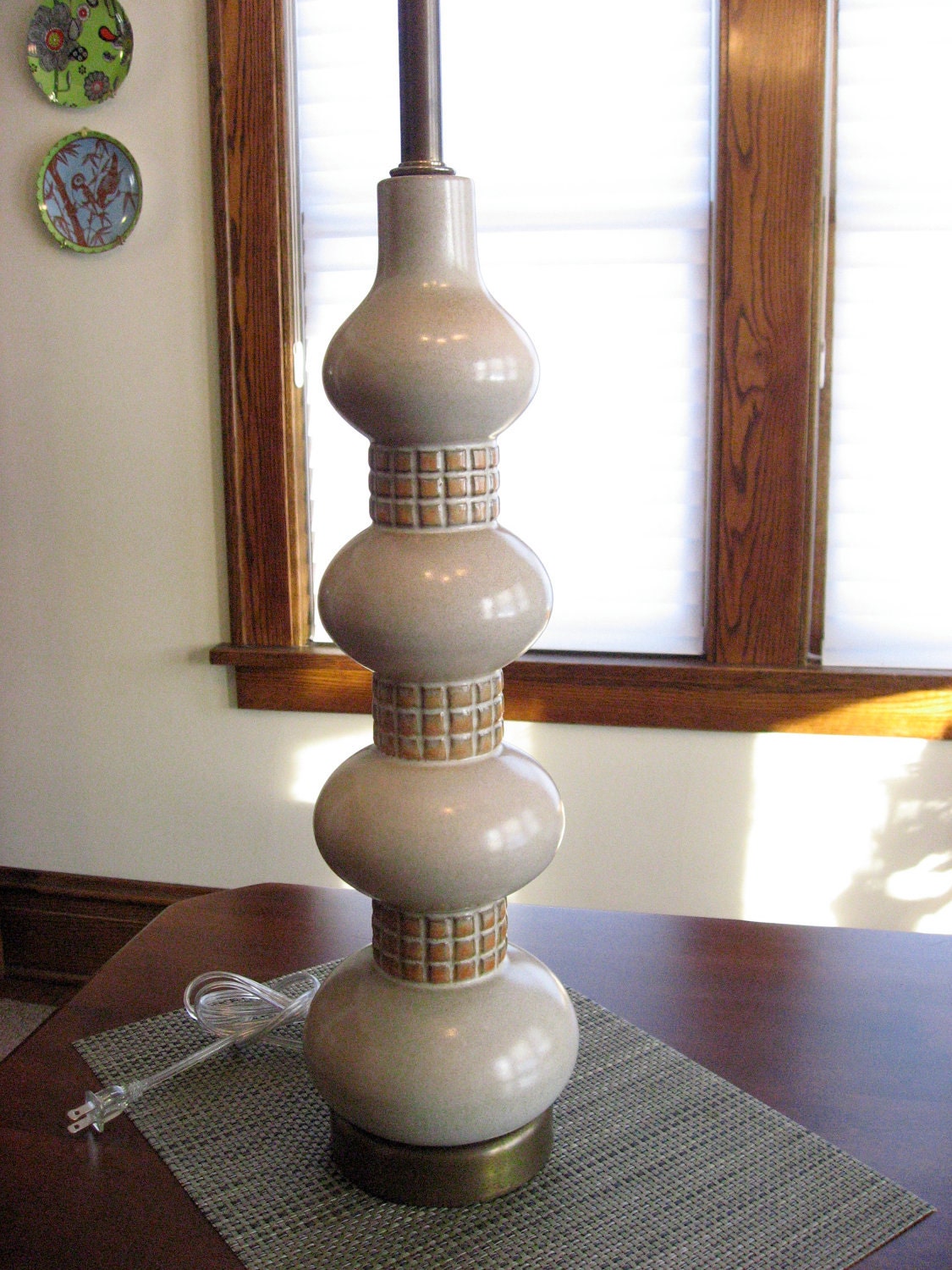 Tall MId-Century Table Lamp - Royal Haeger Pottery