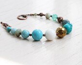 Blue Beaded Bracelet