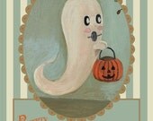 Orwell Halloween Folk Art Bookplates