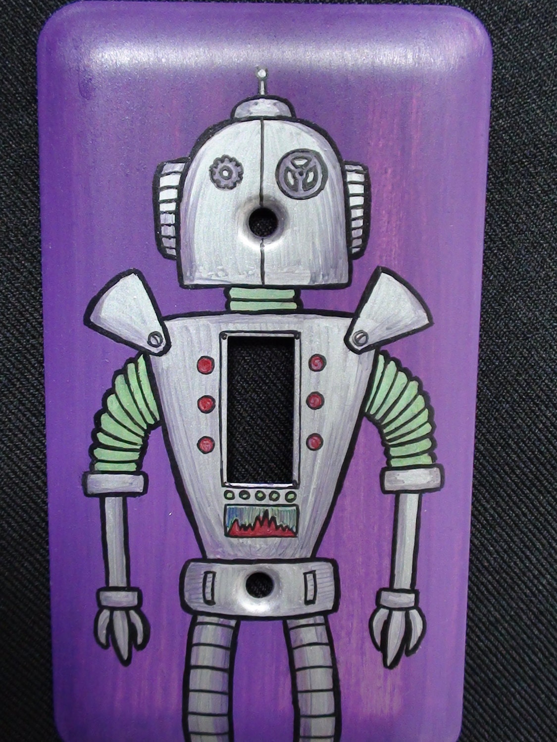 Robot Light Switch Plate
