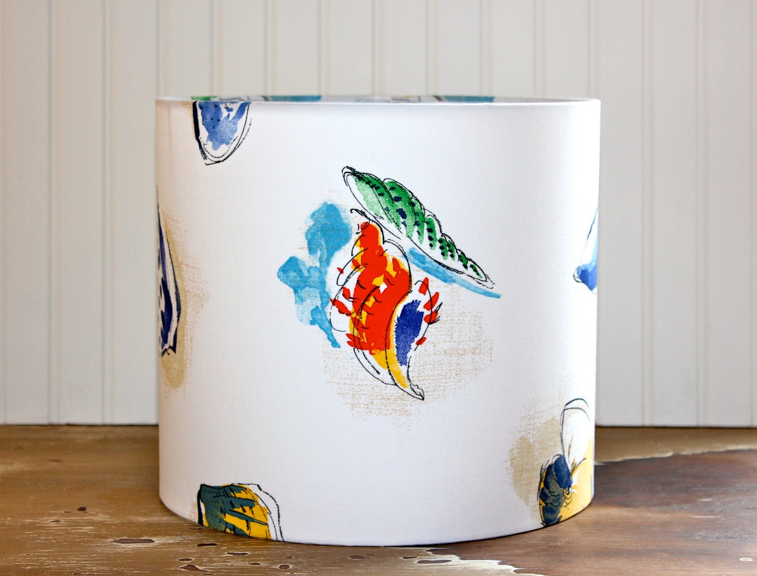 Beachy Drum Lampshade