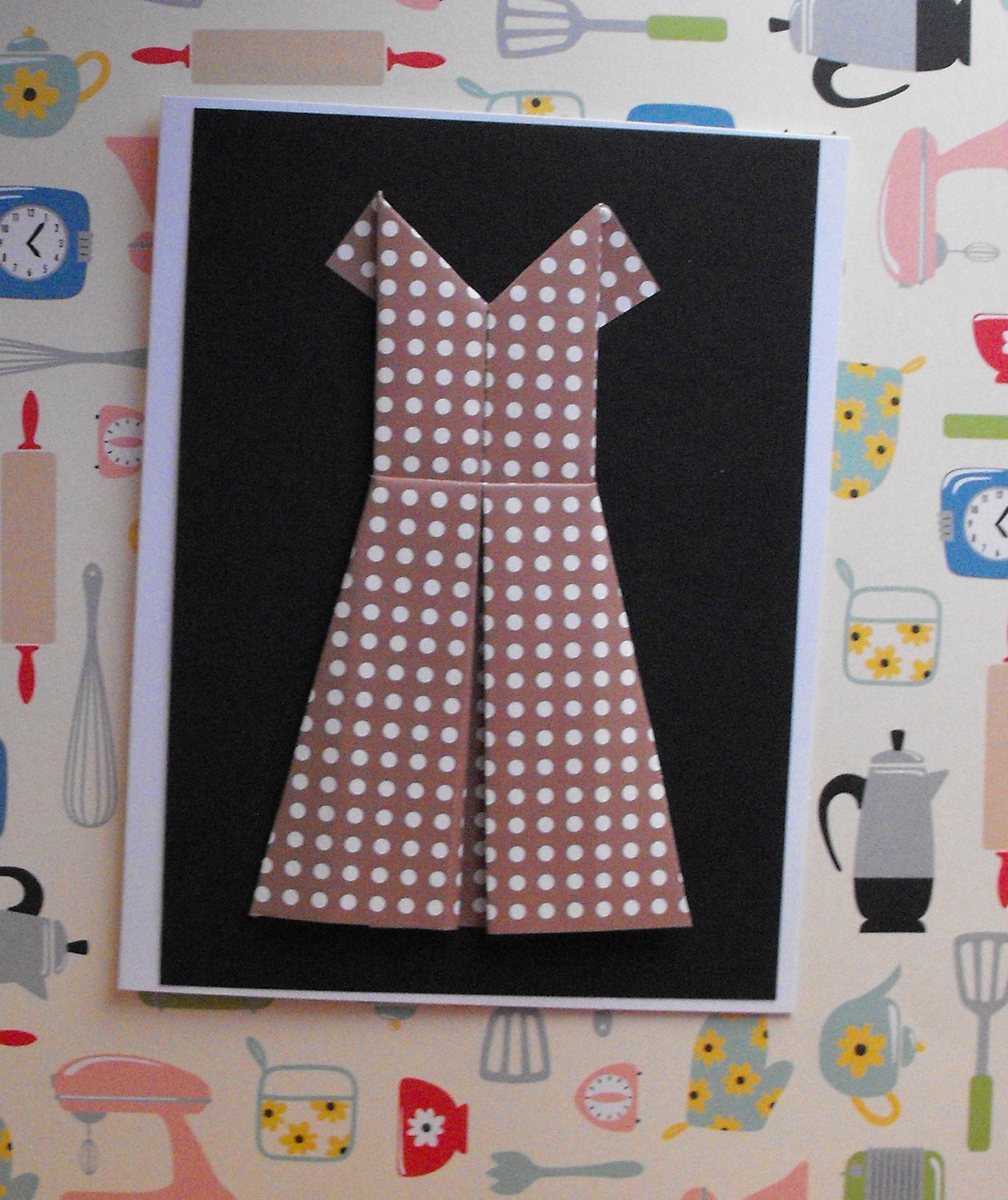 Mod origami dress